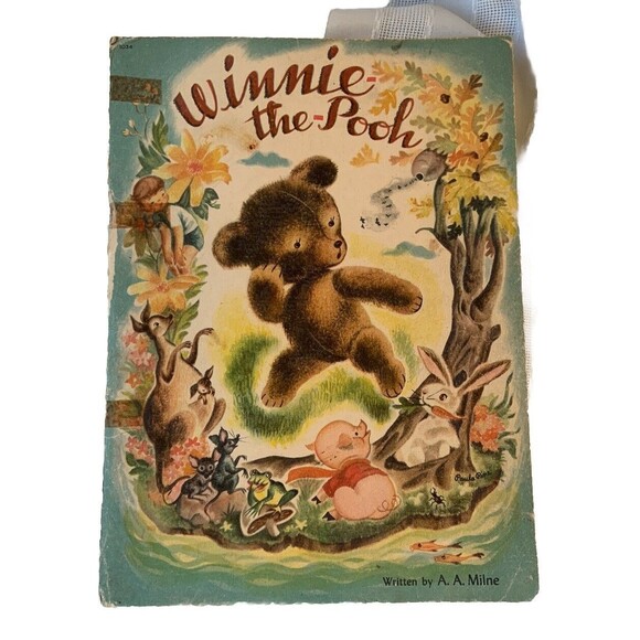 1946 Winnie the Pooh (Three Stories) A.A. Milne children's book Paula Pine art - Picture 1 of 12